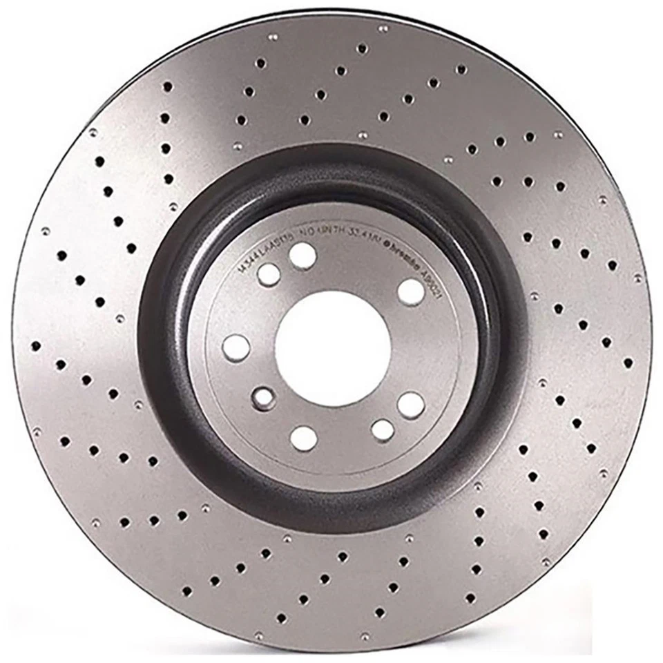 Rotor de freno de disco trasero delantero Brembo 4 piezas para Mercedes-Benz GL550 2014 2015 2016 Foto 2 de 4