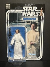 STAR WARS BLACK SERIES PRINCESS LEIA ORGANA ANH 40TH ANNIVERSARY 6    FIGURE. WOW