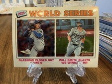 2026 Topps Heritage Tyler Glasnow / Will Smith #312 World Series - White Chrome