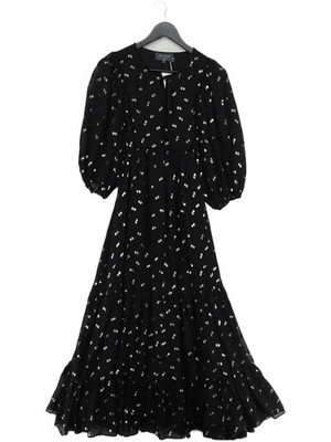 wyse Maxikleid A-Linie UK14 in Schwarz