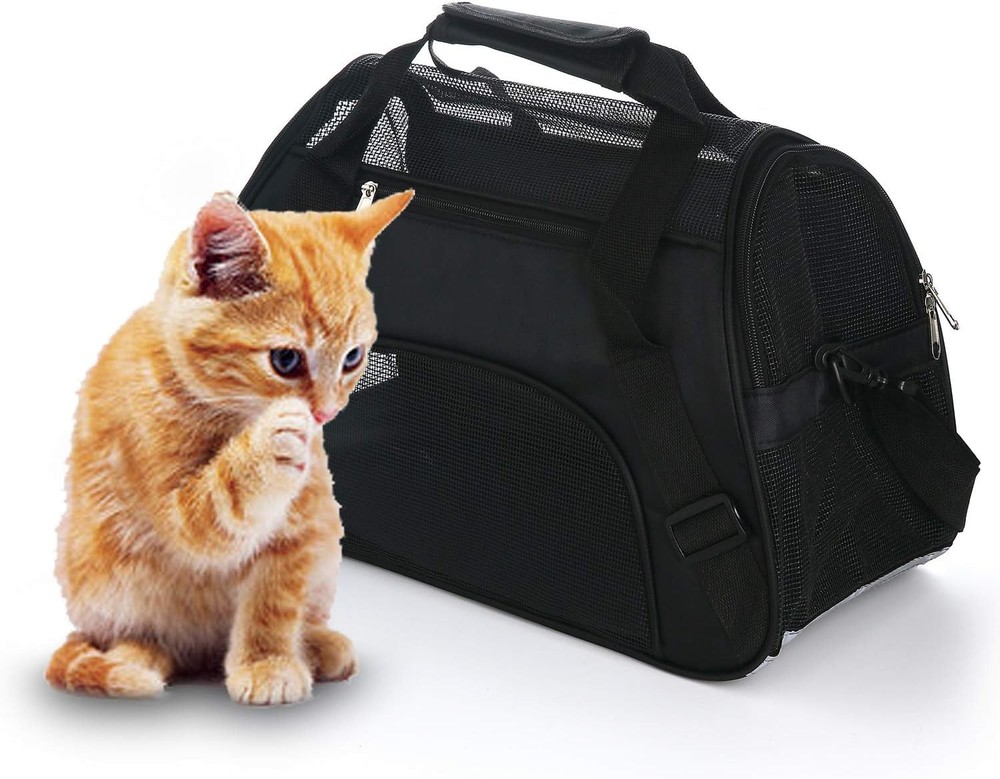 Soft-Sided Pet Carrier for Cats & Small Dogs – Lightweight & Comfortable Travel Solution