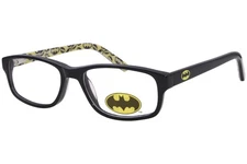 Disney Batman BME6B Eyeglasses Youth Kids Boy's Black/Yellow Full Rim 48mm