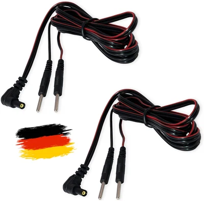 AXION 2 TENS EMS Geräte Verbindungskabel - Elektrodenkabel Rundstecker Hohlstecker 2mm