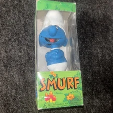 2000 I.M.P.S. (Brussels) VTG The Smurfs Bobblehead, New in Box Vintage 