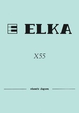 ELKA X-55 Service Manual Schematic Diagrams Electrical Diagram Schaltplan X55