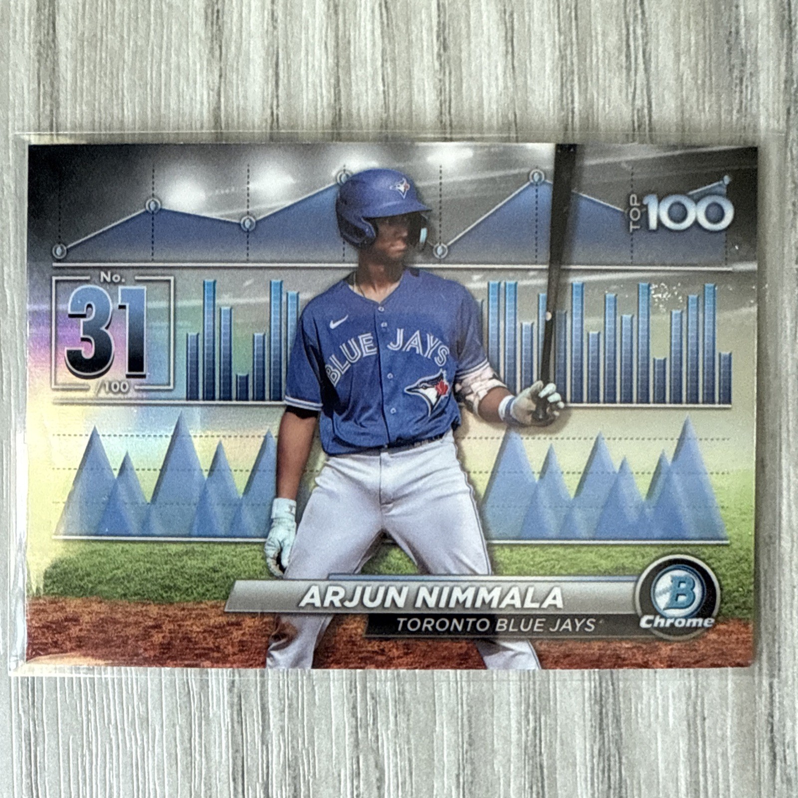 2024 Bowman - Bowman Scouts Top 100 Arjun Nimmala #BTP-31 (RC) Toronto Blue Jays