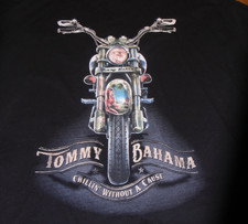 TOMMY BAHAMA "CHILLN' WITHOUT A CAUSE" MOTORCYCLE L/S T-SHIRT MEN'S SIZE L