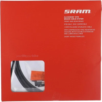 SRAM SLICKWIRE MTB TREKKING BREMSZUG KIT AUßENHÜLLEN KAPPEN BODWENZUG BREMSSEIL - Bild 1 von 2