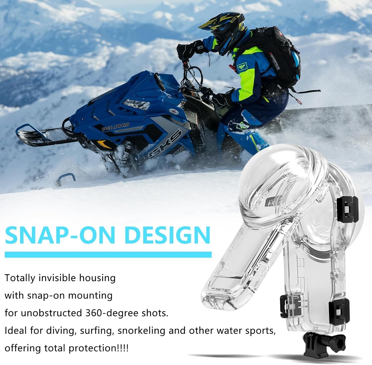 NEW Insta360 X4 Invisible Dive Case Waterproof Housing – 50M/197FT Underwater