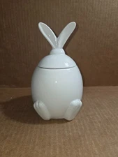 Canister Ceramic Old East Main Company Easter Bunny