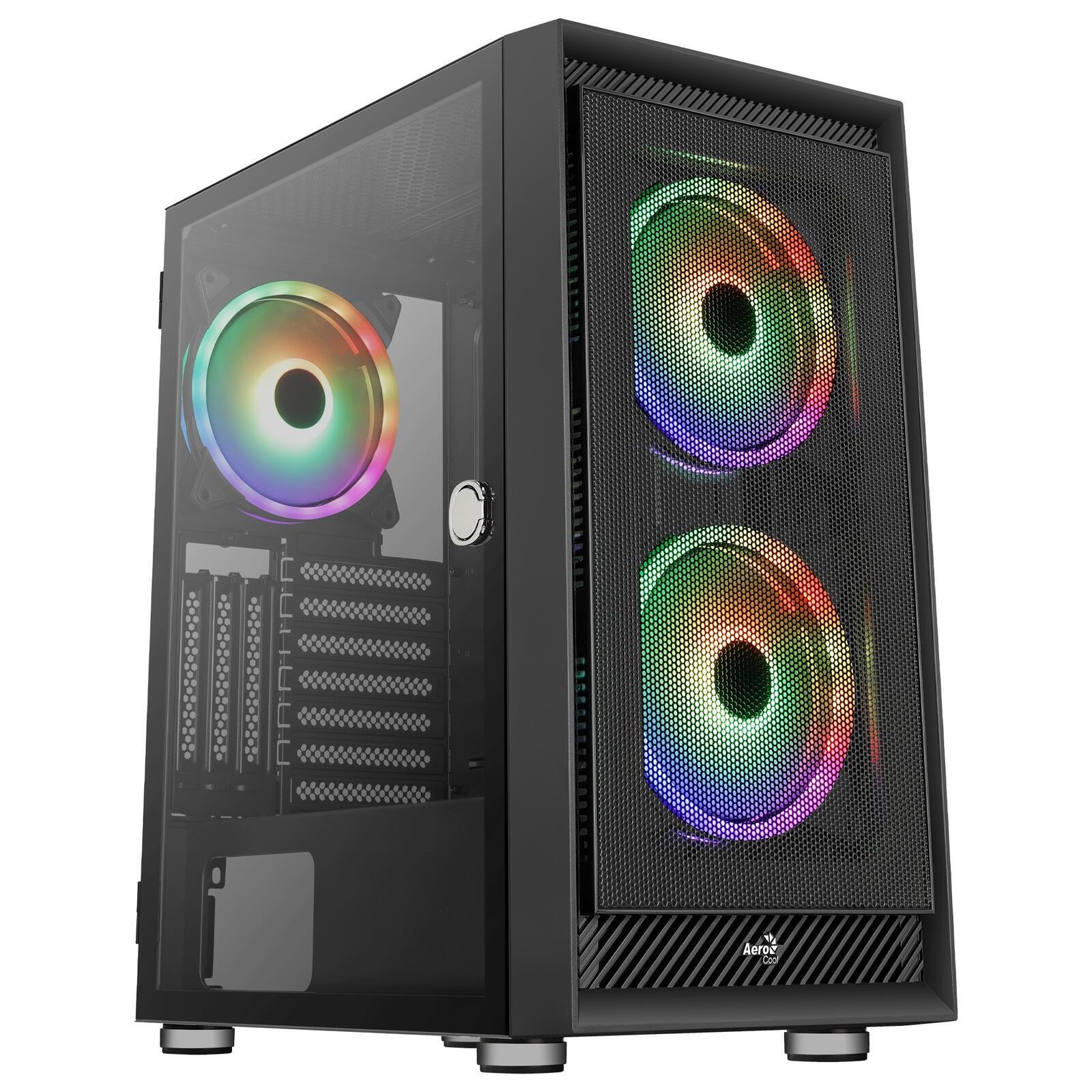 Графитовая миди-башня Aerocool PC Gehuse Schwarz 13490₽
