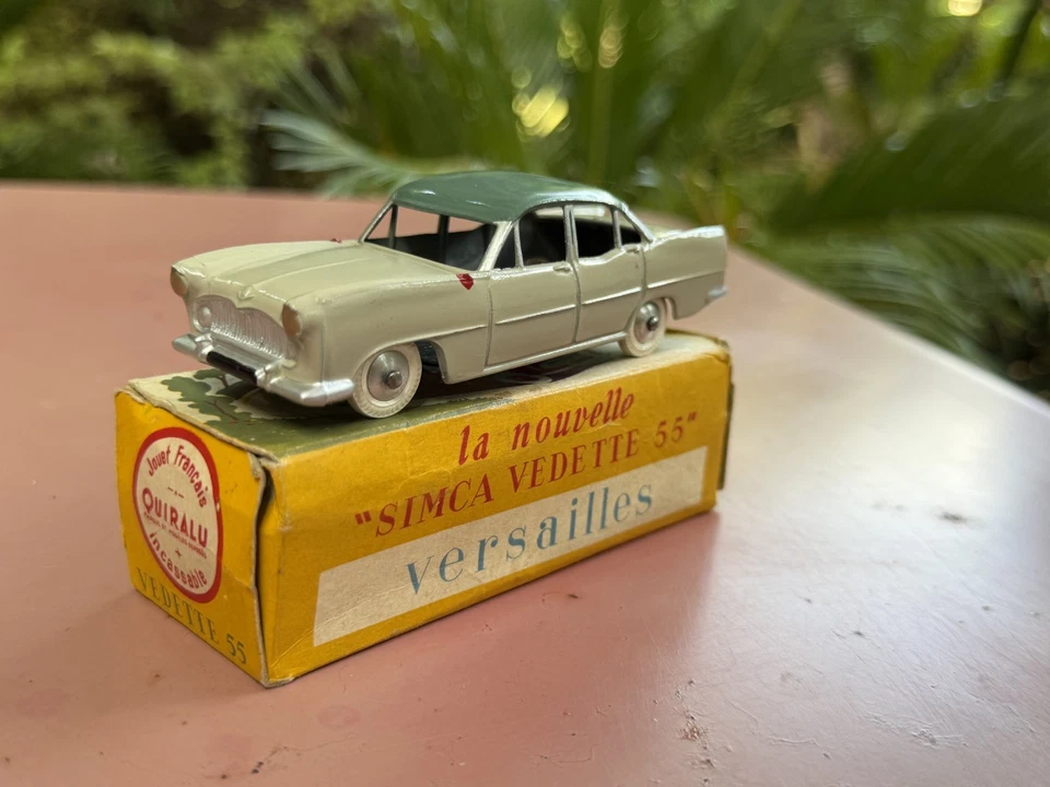 QUIRALU ancien SIMCA Vedette 55 Versailles neuf en boite Mint in Box No Dinky - Photo 1/4