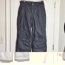 Columbia Gray Omni Tech Snow Ski Pants Women's S Insulated Excellent Condition