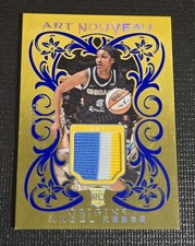 Angel Reese 2024 Panini Origins Art Nouveau Rookie Jersey Patch Blue /25 Sky