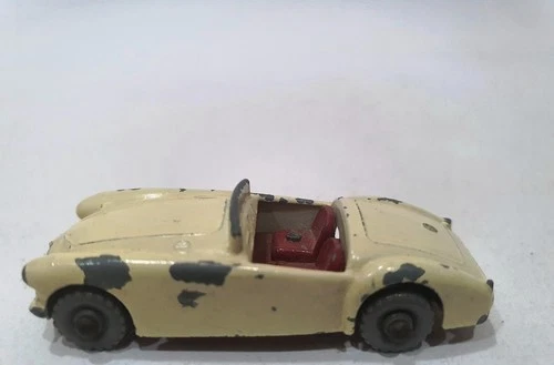 Matchbox Lesney 1-75 Series 19B MG 'MGA' Sport Car Silver Wheels c1958