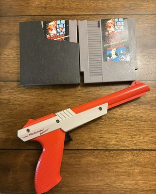 NES Super Mario - Duck Hunt x 2 (Nintendo Entertainment System) - w Gun/Zapper
