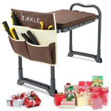 Garden Kneeler and Seat Heavy Duty, Upgraded Garden Stool Bench with Thicker ...