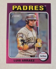 LUIS ARRAEZ SN/699 2024 Topps Heritage High Number - Chrome #672 Padres