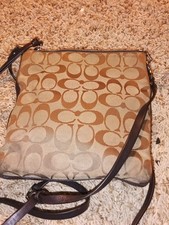 Coach Outline Signature File Bag 