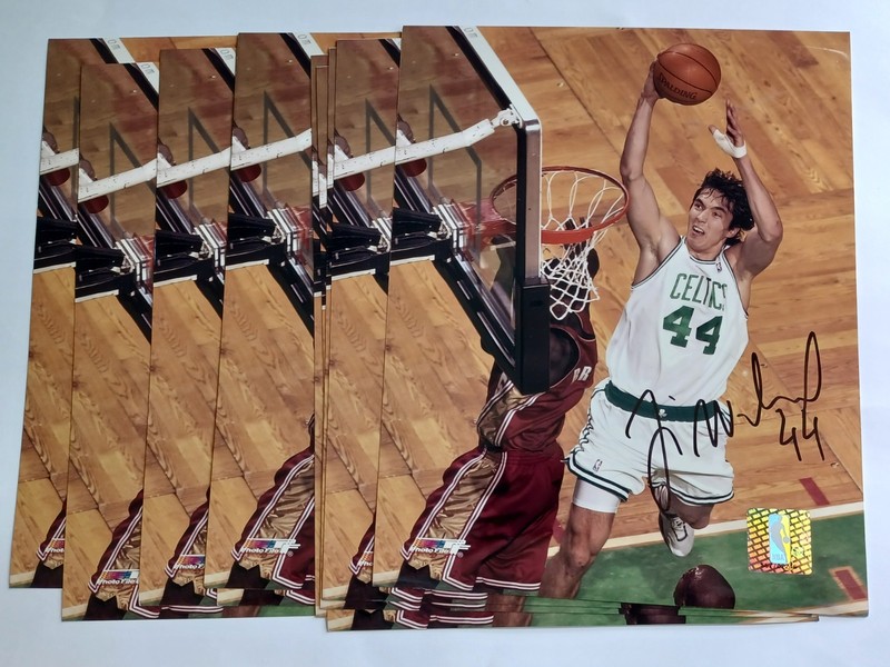 Jiri Welsch Lot of (10) Signed 8x10 Photos - Celtics