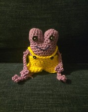 Frog Friend Crochet Plushie