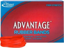 Alliance Rubber 96645 Advantage Rubber Bands Size 64, 1 lb Box Contains Approx.