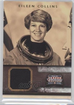 2012 Panini Americana Heroes & Legends Elite Materials 63/299 Eileen Collins 0h1