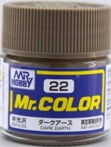 Mr Hobby - Gunze C-022 - Mr. Color (10 Ml) Dark Earth - New