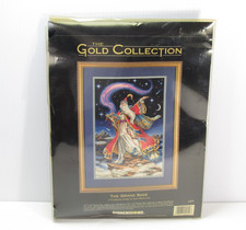 Vtg RARE Dimensions THE GRAND SAGE Needlepoint Kit 2459 Wizard GOLD COLLECTION