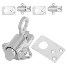 3 Set Self Closing Spring Latch - Heavy Duty Auto Locking Bolt for Utility Box