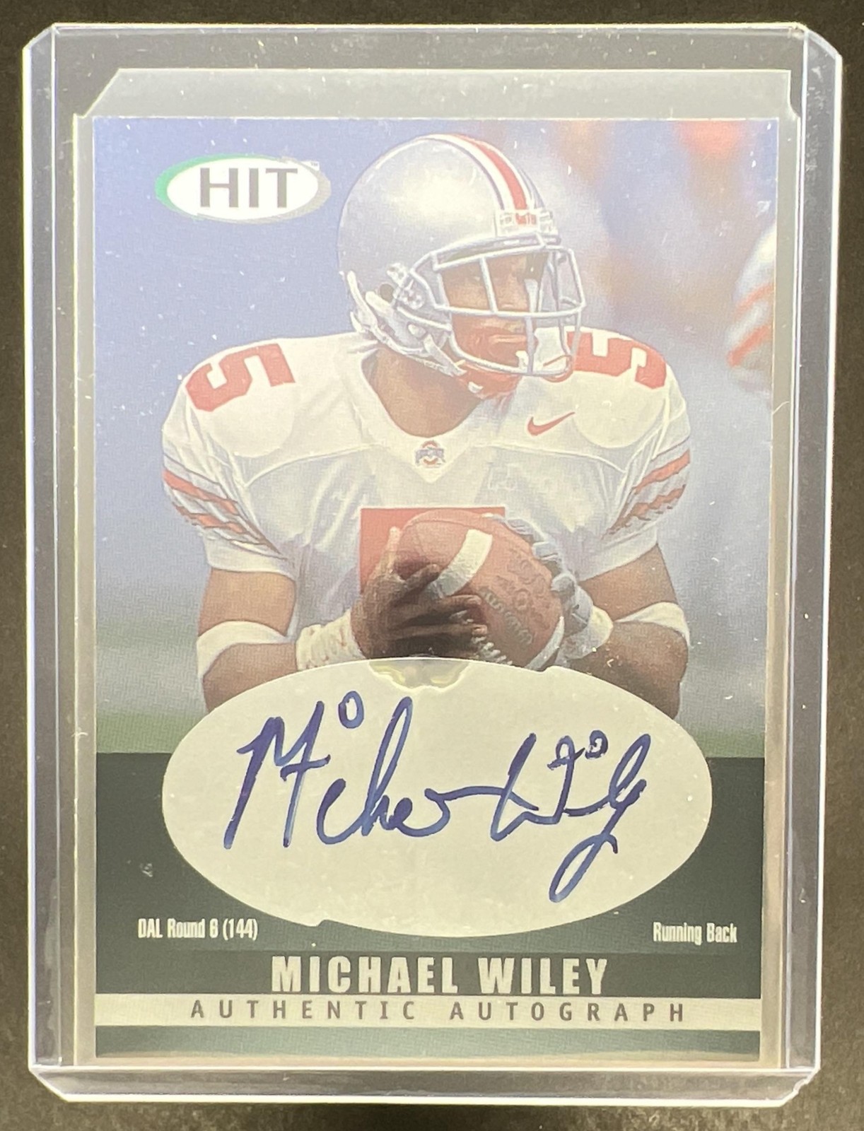 Michael Wiley SA-GE Hit Autographs #A5 Emerald