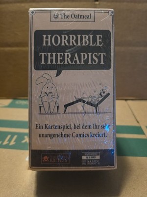 NEW Horrible Therapist: Extra Horrible Edition (GERMAN Language) by The Oatmeal