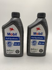 Mobil Full Synthetic Motor Oil 0W-20 2 Quarts Quart 43.98 per gallon
