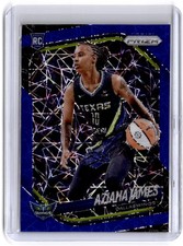 2025 Panini Prizm WNBA #83 Aziaha James Dallas Wings Blue Velocity Prizms