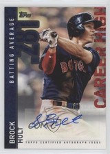 2015 Topps Update Career High Auto Brock Holt #CHA-BH Auto 0if9