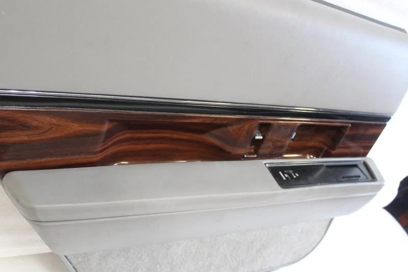 Buick Lesabre 1996 1997 1998 1999 panel de moldura de puerta trasera izquierda gris 16674411 Foto 2 de 4