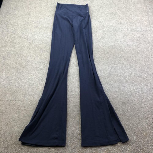 Carbon38 Leggings Womens Small Blue High Rise Flare Leg Yoga Athletic Gym