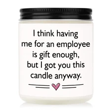 Scented Candles - Boss Gifts for Women Men, Funny Birthday Gift for Best Boss...