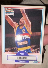 1990-91 Fleer - Alex English #48