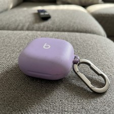 Beats Fit Pro Case Cover Shockproof TPU Shell Stone Purple with Keychain