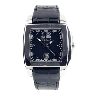 Chopard Two O Ten Stainless Steel Black Dial 35mm Quartz Men s Watch 8464