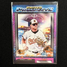 2025 Bowman Chrome Draft IKE IRISH #PP-8 Prized Prospects Mega Pink Mojo /199