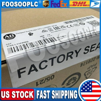 New Allen Bradley 1769-L33ERMS SER A GuardLogix Ethernet Controller I769L33ERMS