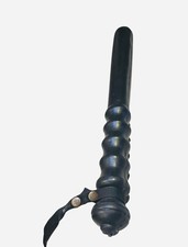 Police Truncheon Baton - Black Rubber  Costume Accessory film/tv/theatre