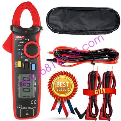 UNI-T UT210D UT210E Digital Clamp Meter 200A AC DC Current Pliers Ammeter