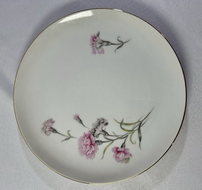 Fine China Royal Court Japan Carnations Dinner Plate 10.25'' Diameter