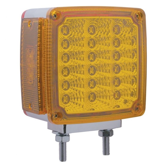 39 LED Turn Signal Light (Passenger) Amber & Red LED/Amber & Red Lens