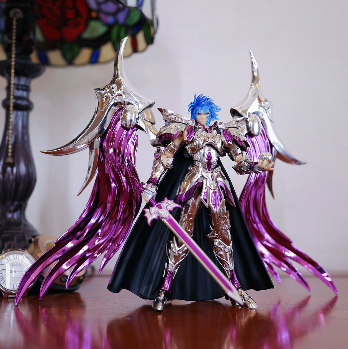 絶版？アンジェロ、ドルチェ art by SHU Mizoguchi Jmodel Saint Seiya Cloth Myth Saintia Sho EX Purple Ares