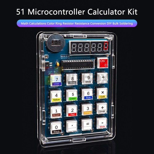 11-Digit Mini Desktop Calculator Electronic Production DIY Kit LCD/digital tube - Picture 11 of 38