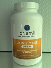 DR EMIL NUTRITION Organic Lions Mane 2100mg Smart Shrooms - 90 Capsules